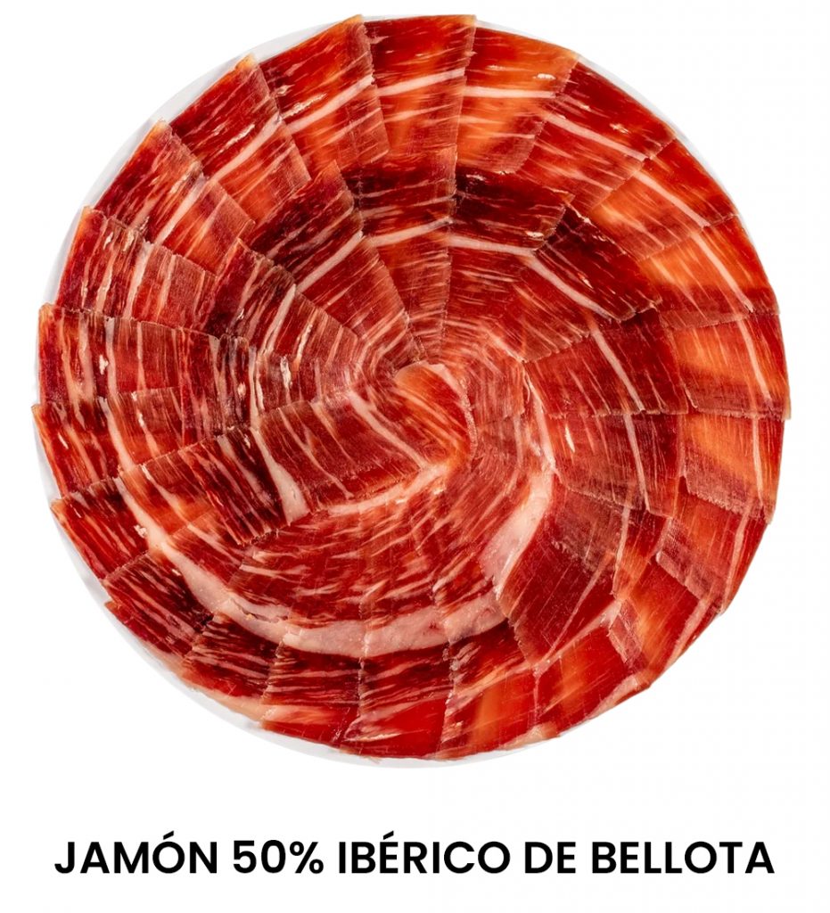 Jamon 50% iberico de bellota,